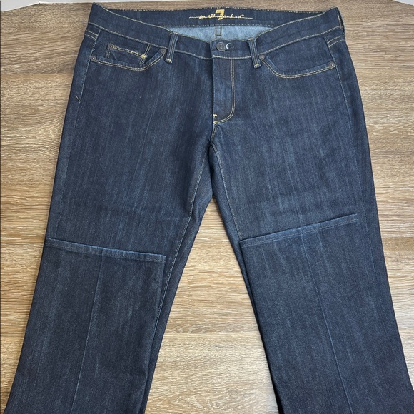 Men’s 7 For All Mankind Dark Wash Straight-Leg Jeans – Size 32